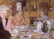 Edouard Vuillard Breakfast oil on canvas